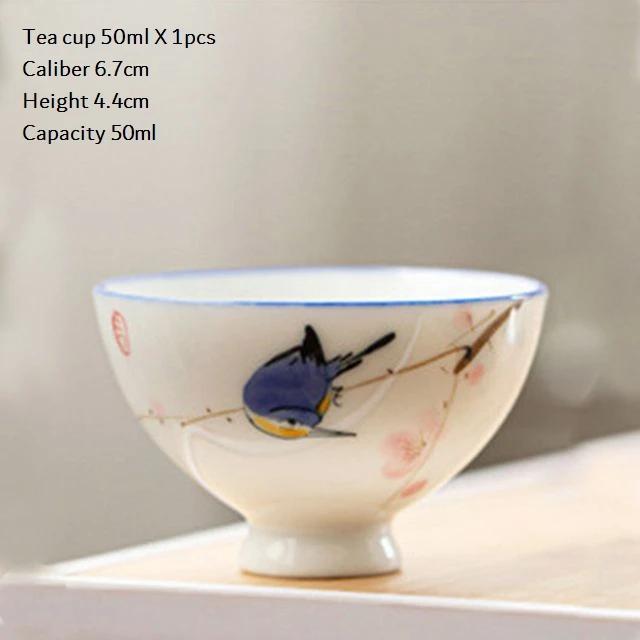 Hand Painted Ceramic Cups, Kung Fu Tea Cup, Sweet White Porcelain Master, Personal Household Savoring Single Retro Landscape 50ml
Hand Painted Ceramic Cups, Kung Fu Tea Cup, Sweet White Porcelain Master, Personal Household Savoring Single Retro Landscape 50ml