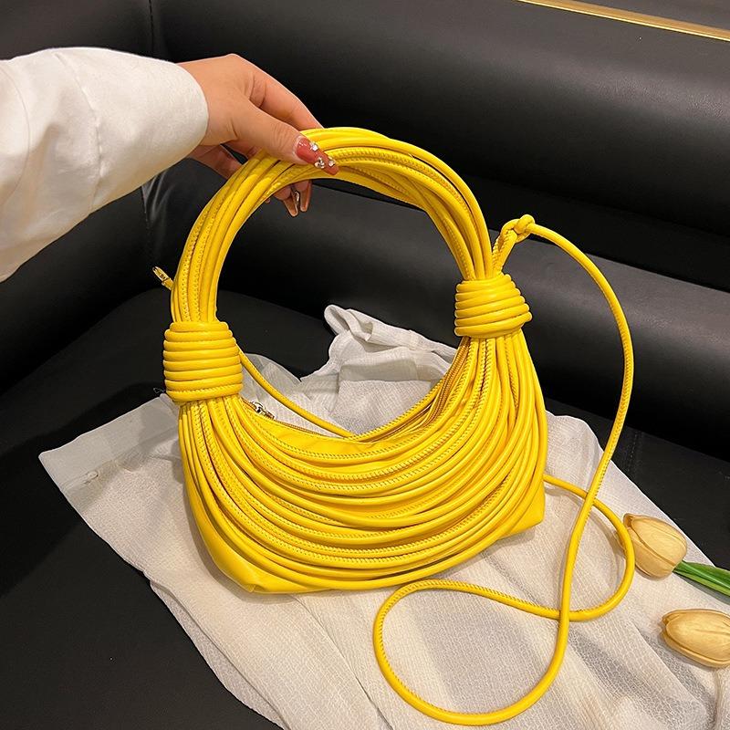 Модная сумка с узлом, плетеная, многоцветная, популярная сумка-кроссбоди жёлтый
Модная сумка с узлом, плетеная, многоцветная, популярная сумка-кроссбоди жёлтый