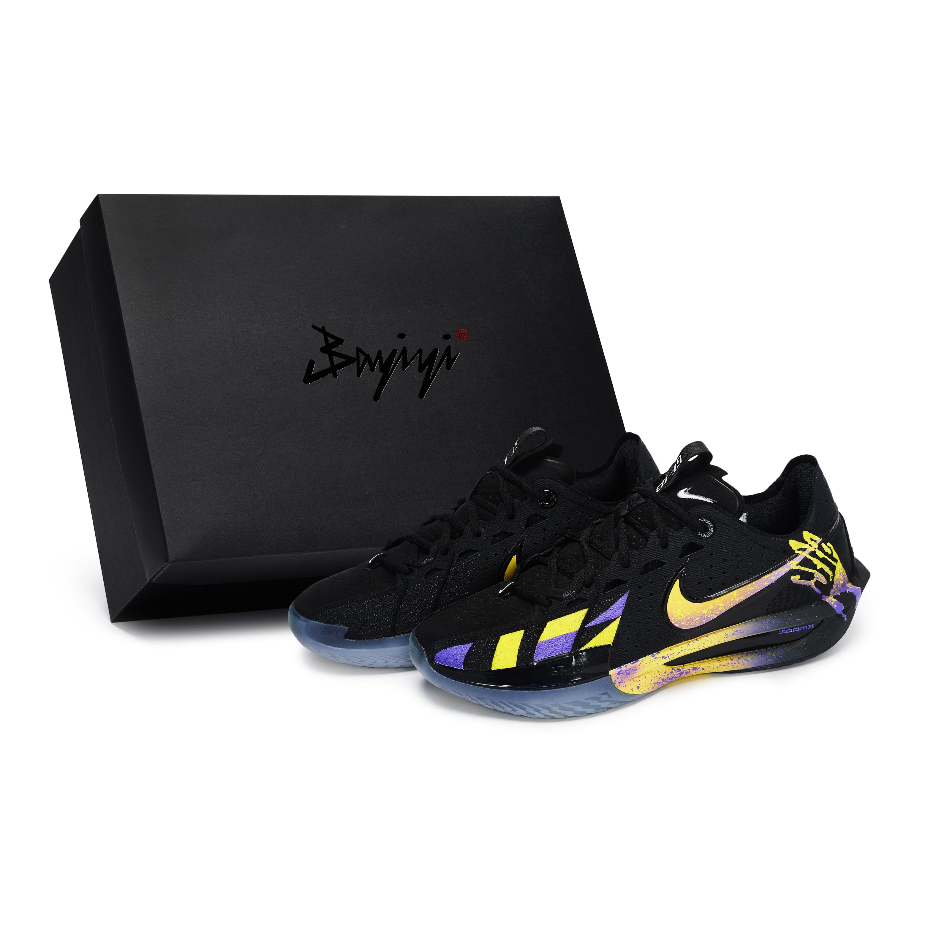 Nike G.T. Cut 3 Basketball Shoes Unisex Low Top Black/Purple/Green DV2918-004(Team80-SBOX) 44.5
Nike G.T. Cut 3 Basketball Shoes Unisex Low Top Black/Purple/Green DV2918-004(Team80-SBOX) 44.5