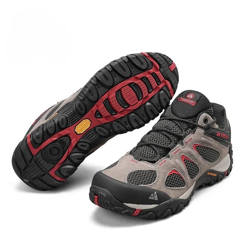 LUXSOLE Men Shoes Breathable Splashproof Outdoor Hiking Shoes Mountain Climbing Sport Men Hunting Trekking Sneaker 40 сірий
LUXSOLE Men Shoes Breathable Splashproof Outdoor Hiking Shoes Mountain Climbing Sport Men Hunting Trekking Sneaker 40 сірий