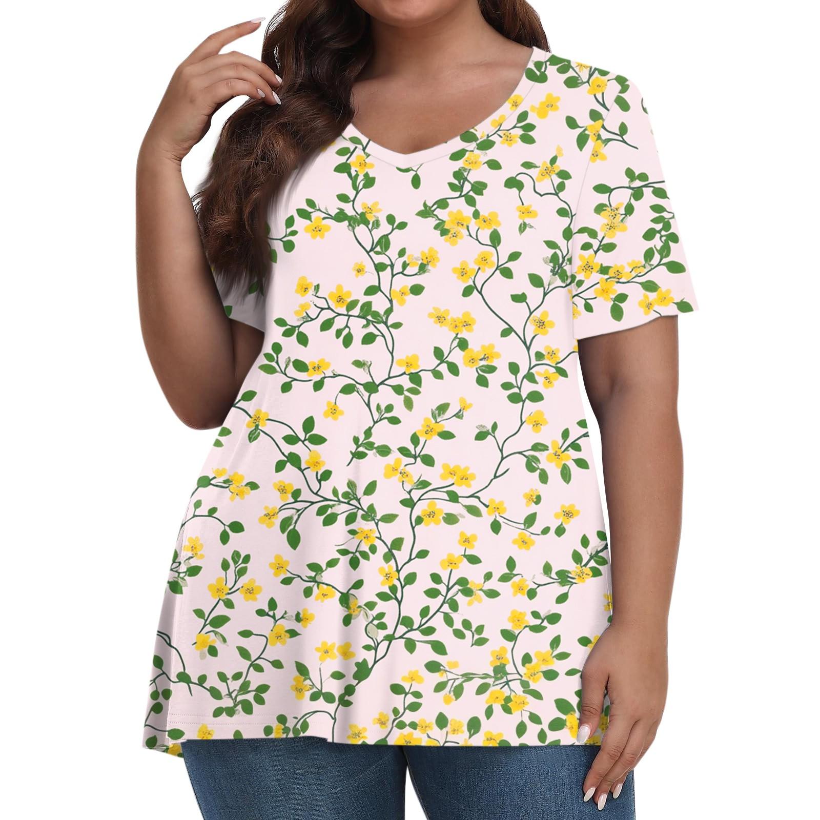 Women s Fashion Casual V-Neck Pullover Short Sleeve Large Size Printed T-Shirt Top XXXXL
Women s Fashion Casual V-Neck Pullover Short Sleeve Large Size Printed T-Shirt Top XXXXL