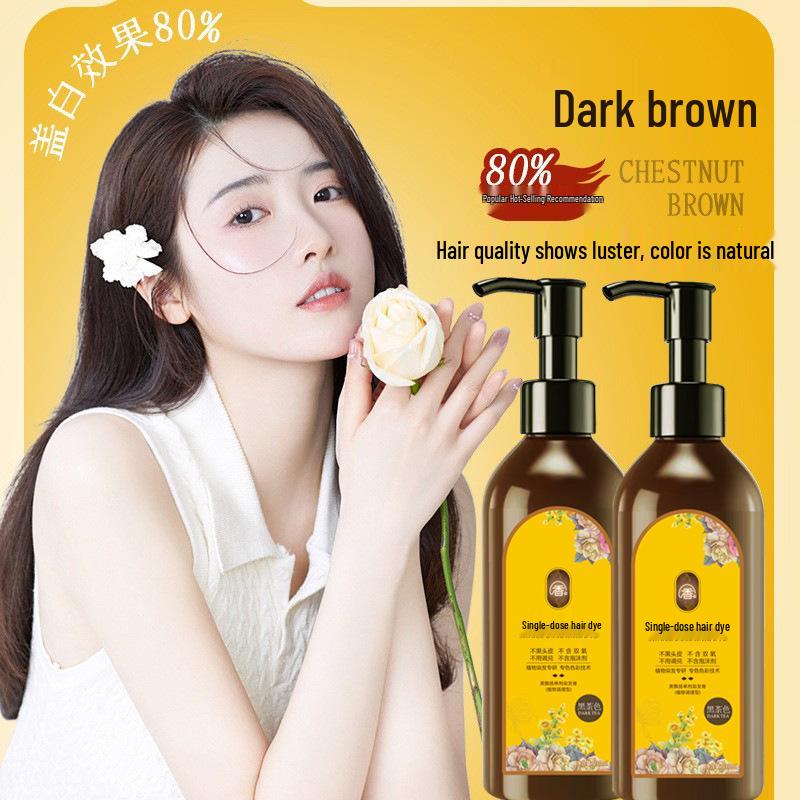 Douyin Style Floral Scent Plant-Based Hair Dye for Gray Coverage - Single Agent Cream 210ml
Douyin Style Floral Scent Plant-Based Hair Dye for Gray Coverage - Single Agent Cream 210ml