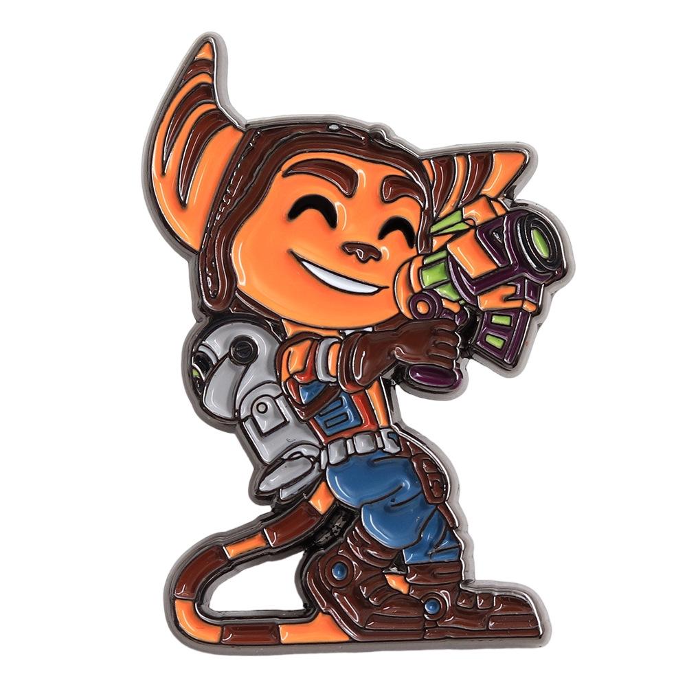 Эмалированный значок Ratchet & Clank: Брошь с мультяшным персонажем и украшение для рюкзака Подарок
Эмалированный значок Ratchet & Clank: Брошь с мультяшным персонажем и украшение для рюкзака Подарок
