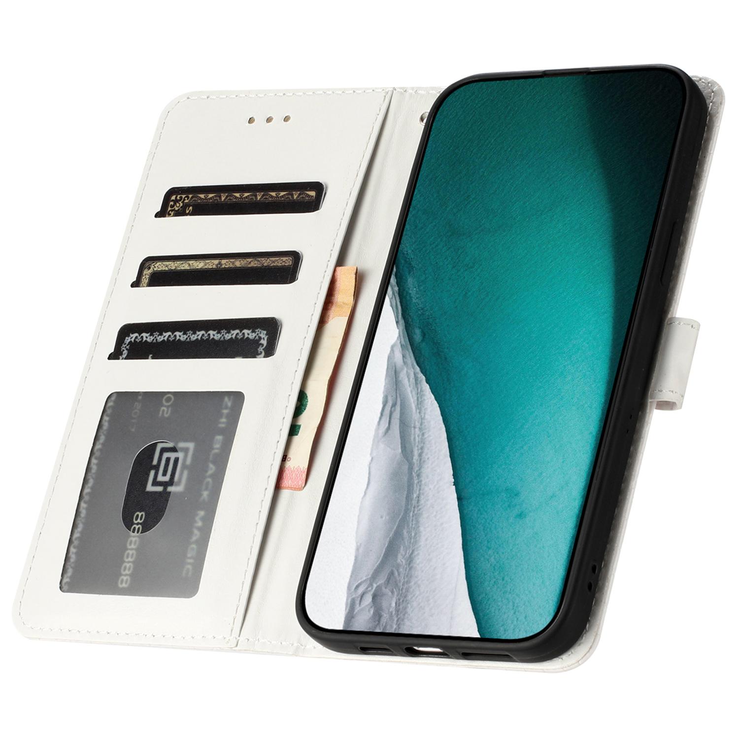 For Samsung Galaxy S23 FE PU Leather Wallet Flip Cover Crocodile Texture Stand Phone Case with Strap White
For Samsung Galaxy S23 FE PU Leather Wallet Flip Cover Crocodile Texture Stand Phone Case with Strap White