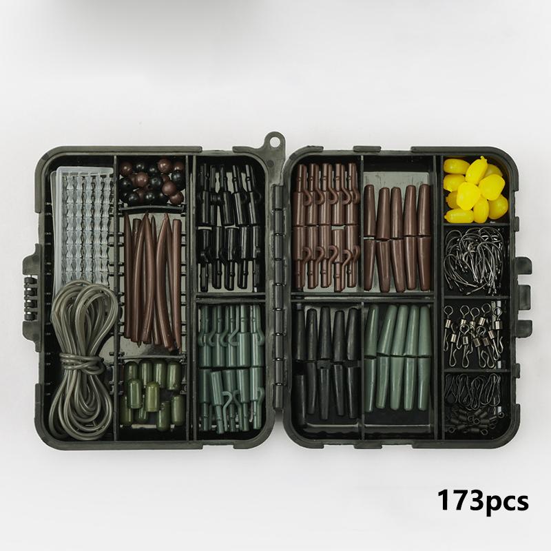 173PCS Fishing Tackle Fishing Accessories Carp Fishing Rigs Swivel Snap Double-Sided Style Carp Fishing Rigs Carp
173PCS Fishing Tackle Fishing Accessories Carp Fishing Rigs Swivel Snap Double-Sided Style Carp Fishing Rigs Carp