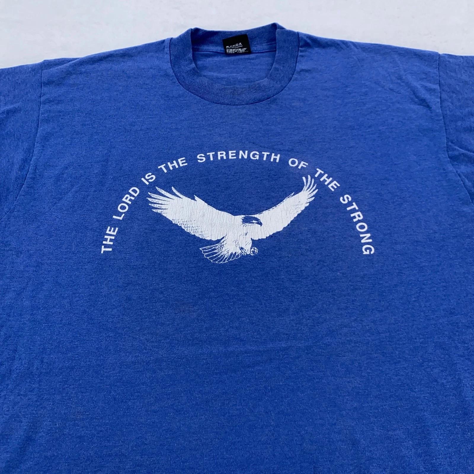 Vintage The Lord is the Strength of the Strong Shirt Mens L Jesus Religious 90s S
Vintage The Lord is the Strength of the Strong Shirt Mens L Jesus Religious 90s S