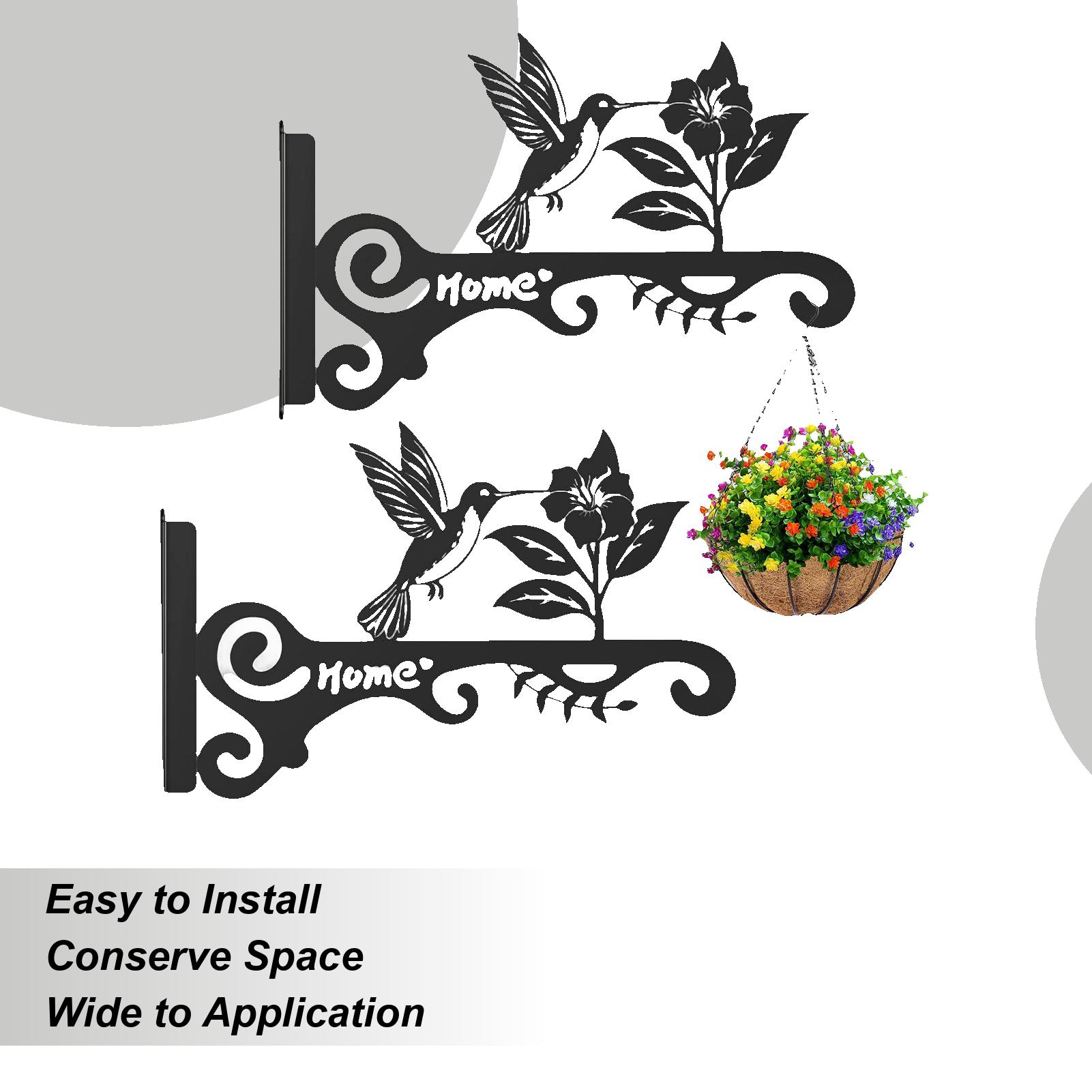 Plant Wall Hanger 2 Pieces Bird Feeder Hangers 10 Inch Metal Rack Wall Mounted With Bird Flower Design For Patio Lantern Wind CHINA
Plant Wall Hanger 2 Pieces Bird Feeder Hangers 10 Inch Metal Rack Wall Mounted With Bird Flower Design For Patio Lantern Wind CHINA