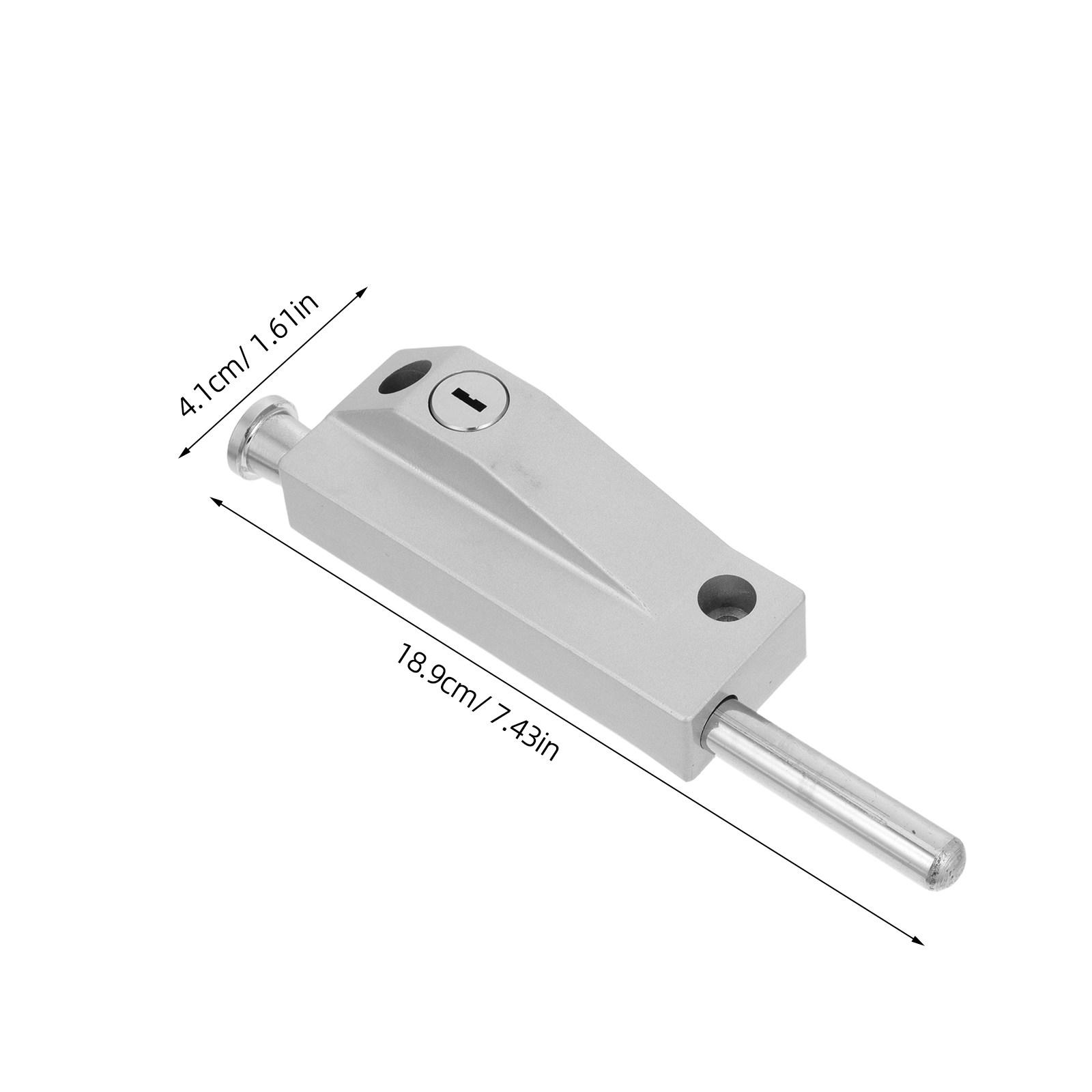 1Set Spring Loaded Door Foot Latch Surface Mount Floor Spring Bolt Lock Sliding Revolving Door Security Lock Strong Metal срібний
1Set Spring Loaded Door Foot Latch Surface Mount Floor Spring Bolt Lock Sliding Revolving Door Security Lock Strong Metal срібний