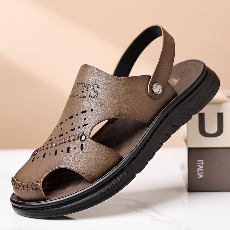 Sandals men s 2025 new men s soft-soled soft-faced bag head beach shoes men s fashion men s shoes thick-soled wear-resistant cool slippers 38
Sandals men s 2025 new men s soft-soled soft-faced bag head beach shoes men s fashion men s shoes thick-soled wear-resistant cool slippers 38
