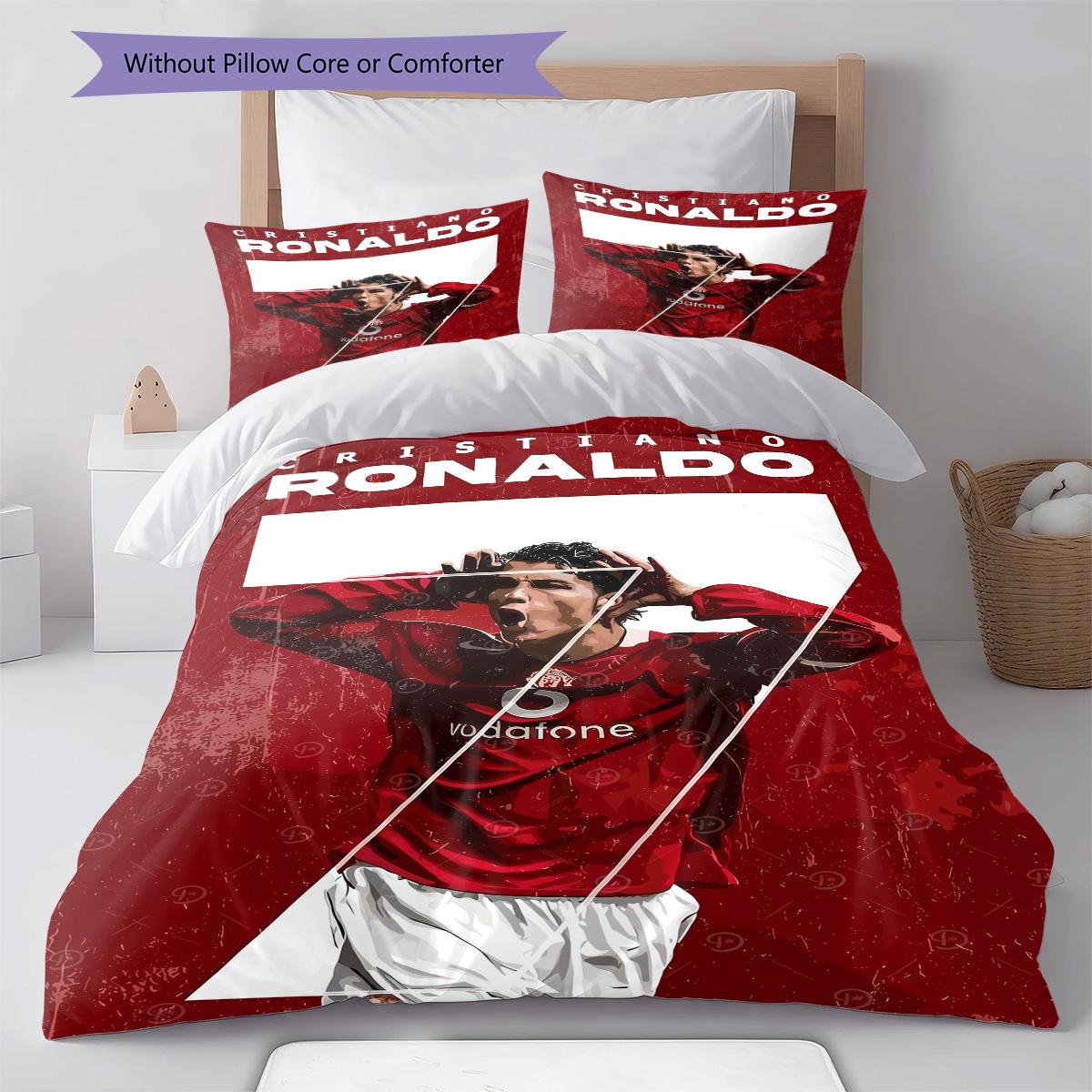 Manchester United RugPattern Bedding Quilt Set Quilt Cover Pillowcase Home Decoration Birthday Gift (1 * duvet cover + 2 * pillowcase, without core) 200x200cm
Manchester United RugPattern Bedding Quilt Set Quilt Cover Pillowcase Home Decoration Birthday Gift (1 * duvet cover + 2 * pillowcase, without core) 200x200cm
