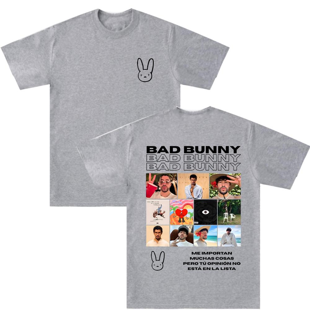 Беніто Bad Bunny Миска Dtmf Дебі Зробити Більше Фото Футболки Чоловіки Жінки Одяг Харадзюку Високоякісний Одяг Бавовняні Топи Подарунок для Фанатів XL сірий
Беніто Bad Bunny Миска Dtmf Дебі Зробити Більше Фото Футболки Чоловіки Жінки Одяг Харадзюку Високоякісний Одяг Бавовняні Топи Подарунок для Фанатів XL сірий
