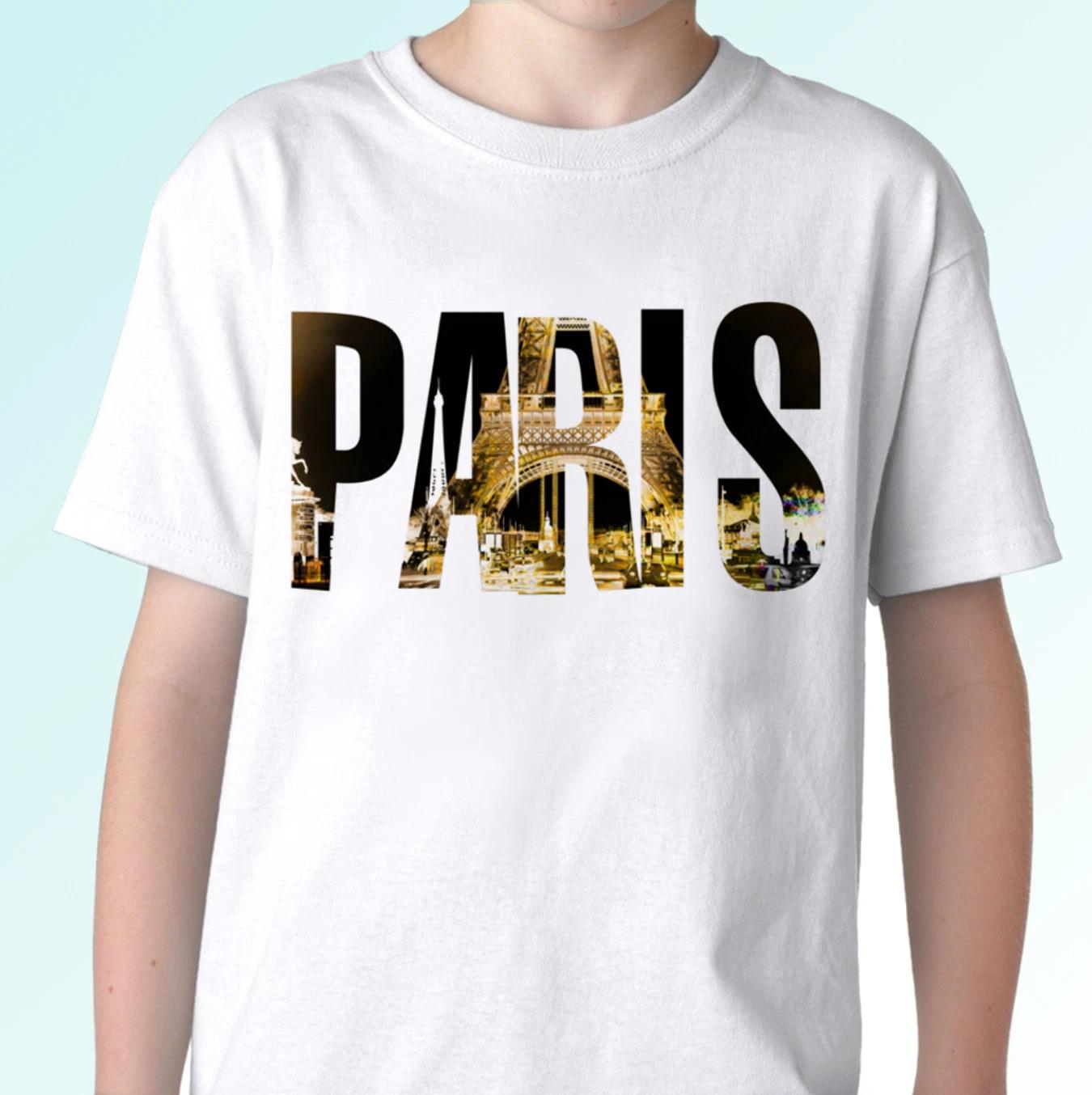 Paris Eiffel white kids boys T-Shirt France top tee design s s kids baby sizes 150
Paris Eiffel white kids boys T-Shirt France top tee design s s kids baby sizes 150