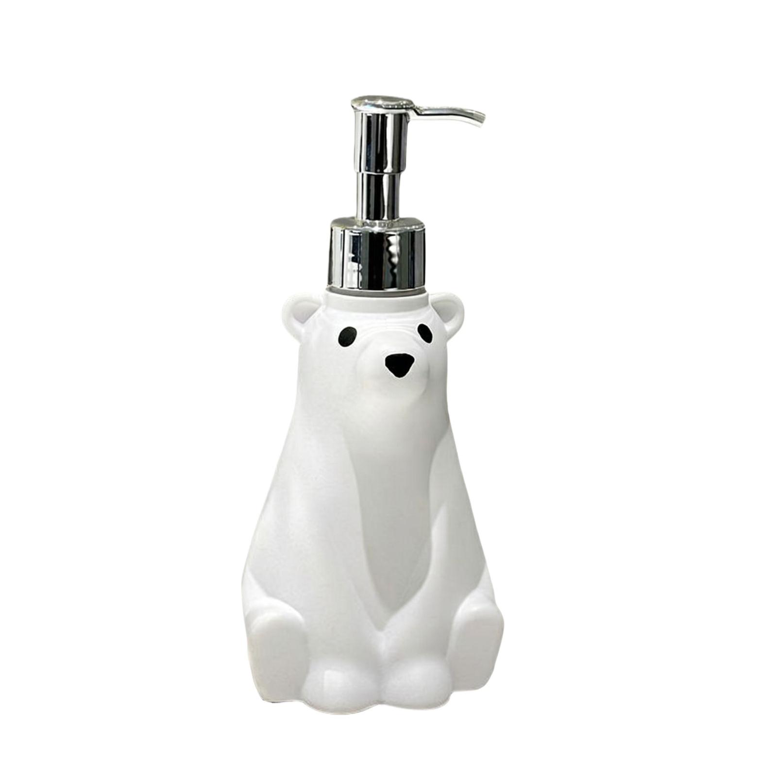 Creative Polar Bear Soap Dispenser Bottle Refillable Container for Bathroom Kitchen Home Decorative Functional Use one size білий
Creative Polar Bear Soap Dispenser Bottle Refillable Container for Bathroom Kitchen Home Decorative Functional Use one size білий