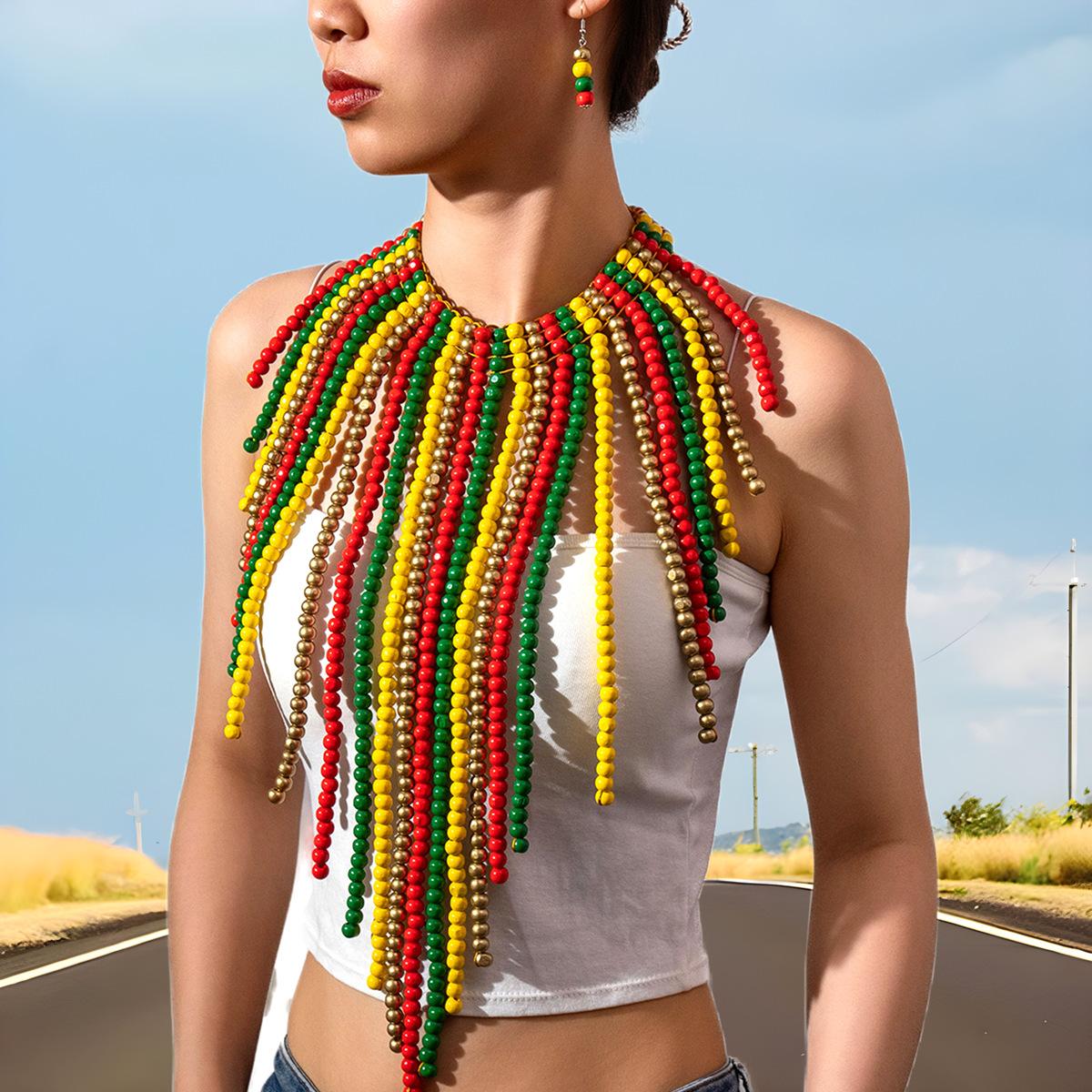 Преувеличенное ретро-ожерелье из деревянных бусин ручной работы для женщин, цепочка на шею в этническом стиле
Преувеличенное ретро-ожерелье из деревянных бусин ручной работы для женщин, цепочка на шею в этническом стиле