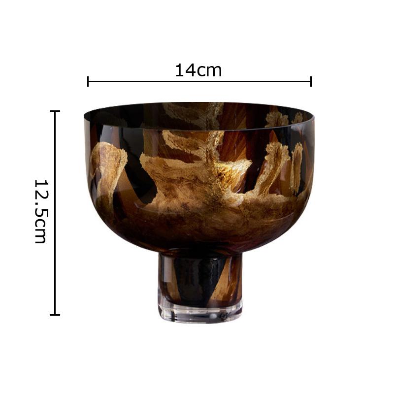 Gold Gradient Painted Glass Vase Hydroponics Flower Pots Table Decoration Flower Arrangement Floral Vases Room Aesthetic Decor
Gold Gradient Painted Glass Vase Hydroponics Flower Pots Table Decoration Flower Arrangement Floral Vases Room Aesthetic Decor