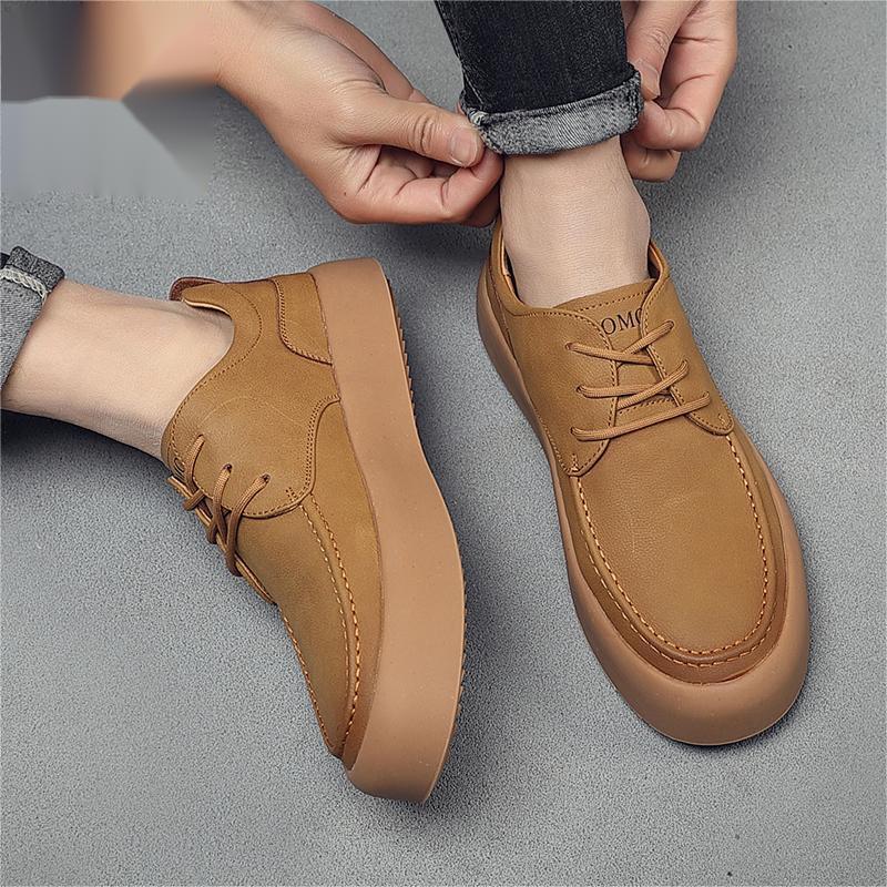 New men s shoes platform tooling shoes flat-soled business men s casual leather shoes board shoes 44 жовтий
New men s shoes platform tooling shoes flat-soled business men s casual leather shoes board shoes 44 жовтий