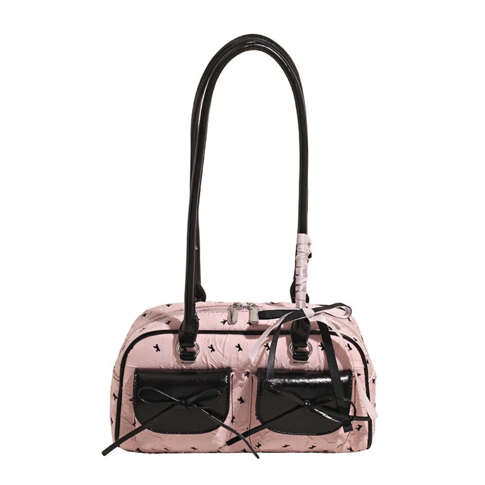 Commuting Bow Ribbon Shoulder Bag Korean Style Y2k Armpit Bag French Stick Underarm Bag Women розовый
Commuting Bow Ribbon Shoulder Bag Korean Style Y2k Armpit Bag French Stick Underarm Bag Women розовый