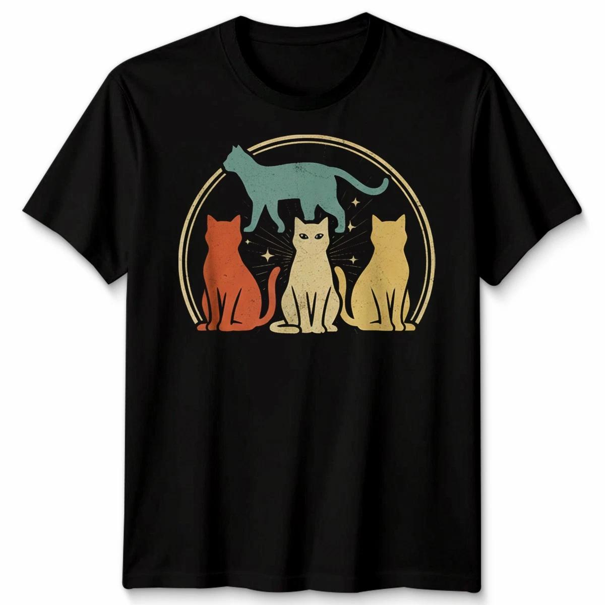 Retro Cat Feline Animals Graphic Tee Unisex T Shirt Vintage Style Women Mens Top 2XL
Retro Cat Feline Animals Graphic Tee Unisex T Shirt Vintage Style Women Mens Top 2XL