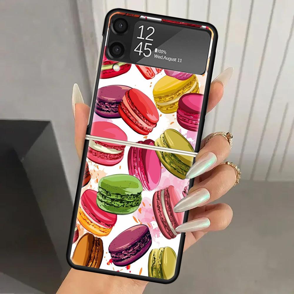 Macaron Ice Cream Cake Doughnut Hard PC Phone Case For Samsung Galaxy Z Flip 7 6 5 4 3 Black ZFlip7 ZFlip6 Flip5 Flip4 Flip3 5G Samsung Z Flip
Macaron Ice Cream Cake Doughnut Hard PC Phone Case For Samsung Galaxy Z Flip 7 6 5 4 3 Black ZFlip7 ZFlip6 Flip5 Flip4 Flip3 5G Samsung Z Flip