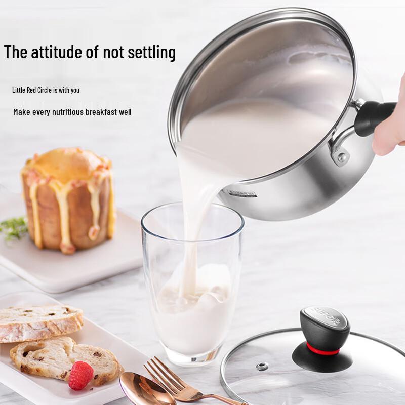 Supor 16cm 304 Stainless Steel Milk/Saucepan
Supor 16cm 304 Stainless Steel Milk/Saucepan