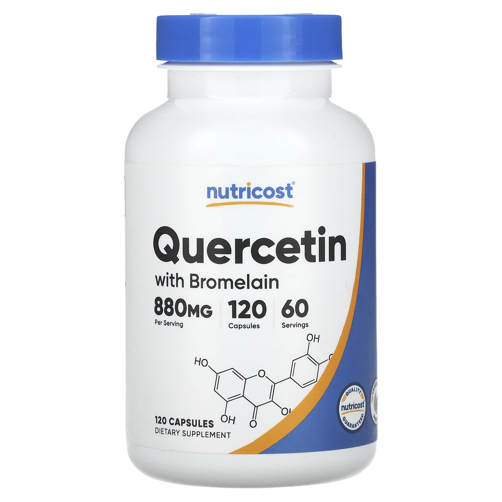 With Quercetin and Bromelain, 120 Capsules 
With Quercetin and Bromelain, 120 Capsules
