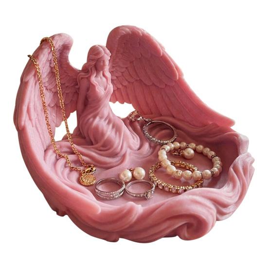 Jewelry Tray Angel Wings Decorative Storage Tray Multi-Purpose Perfume Storage Tray for Rings Earrings Bracelets Keys Crystal Balls розовый
Jewelry Tray Angel Wings Decorative Storage Tray Multi-Purpose Perfume Storage Tray for Rings Earrings Bracelets Keys Crystal Balls розовый