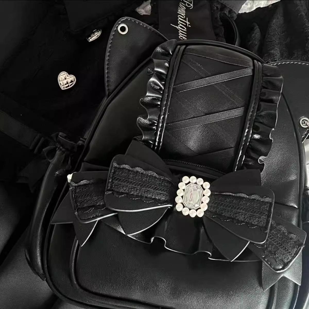 New Cute Japanese Lace Cat Ear Backpack for Student Travel, Large Capacity Backpack Lolita Backpack чорний
New Cute Japanese Lace Cat Ear Backpack for Student Travel, Large Capacity Backpack Lolita Backpack чорний