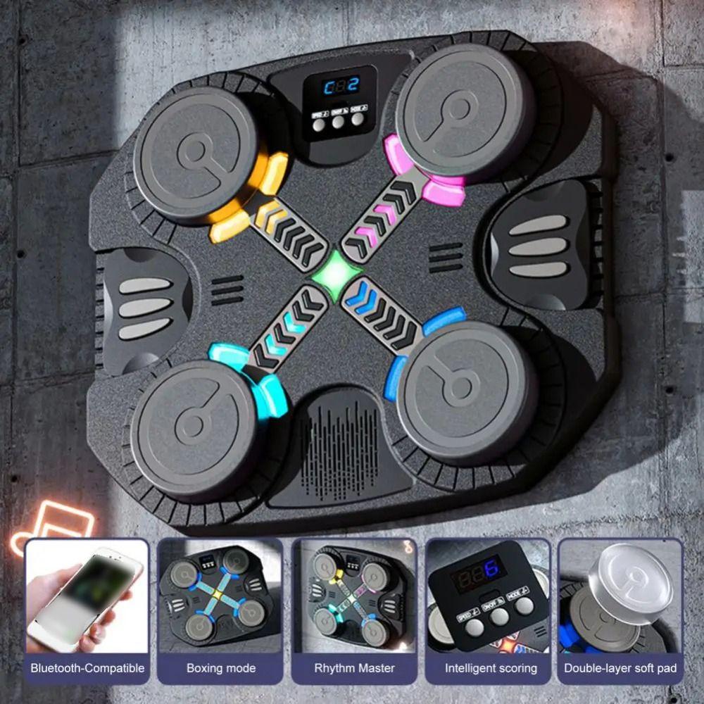 Bluetooth Connection Boxing Electronic Target Reaction Training Equipment Adult/Children Black 4Target Core
Bluetooth Connection Boxing Electronic Target Reaction Training Equipment Adult/Children Black 4Target Core