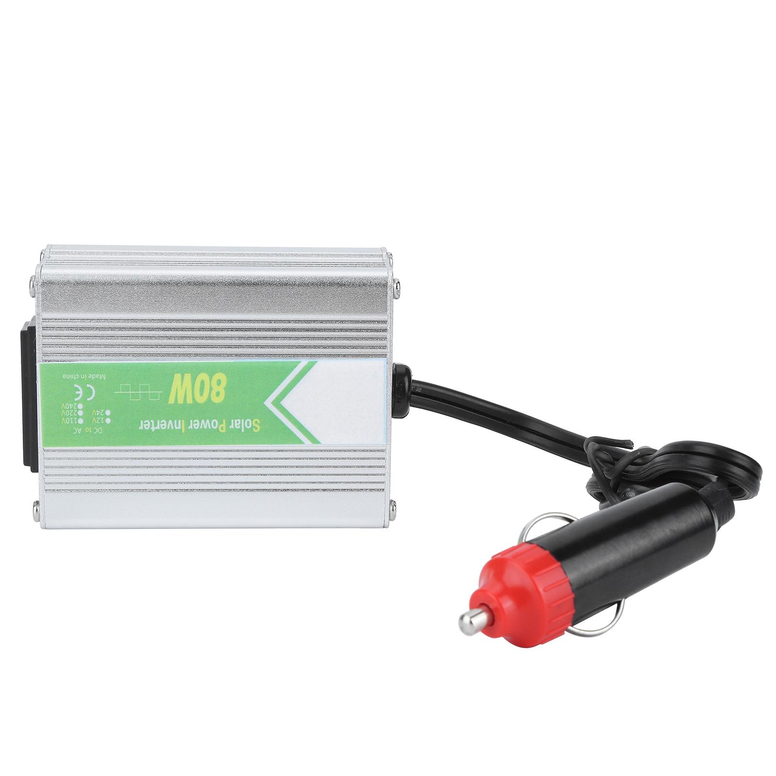 80W Smart Power Voltage Inverter DC12V to AC220V Correction Waves Realtime Monitoring with LED
80W Smart Power Voltage Inverter DC12V to AC220V Correction Waves Realtime Monitoring with LED