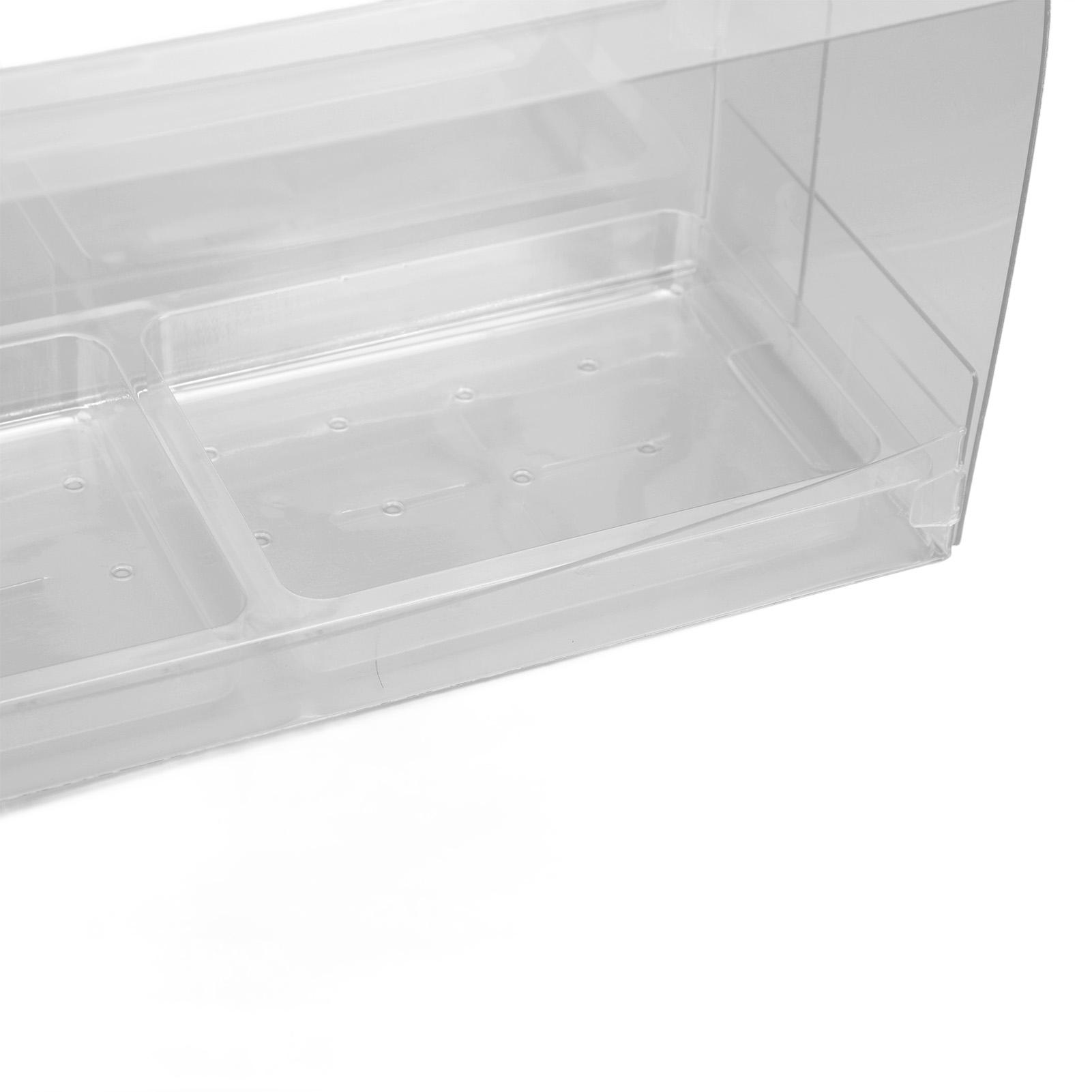 Clear Window Bird Feeder with 2 Suction Cups Strong Suction Transparent Outside Window Bird Feeder with Drain Holes
Clear Window Bird Feeder with 2 Suction Cups Strong Suction Transparent Outside Window Bird Feeder with Drain Holes