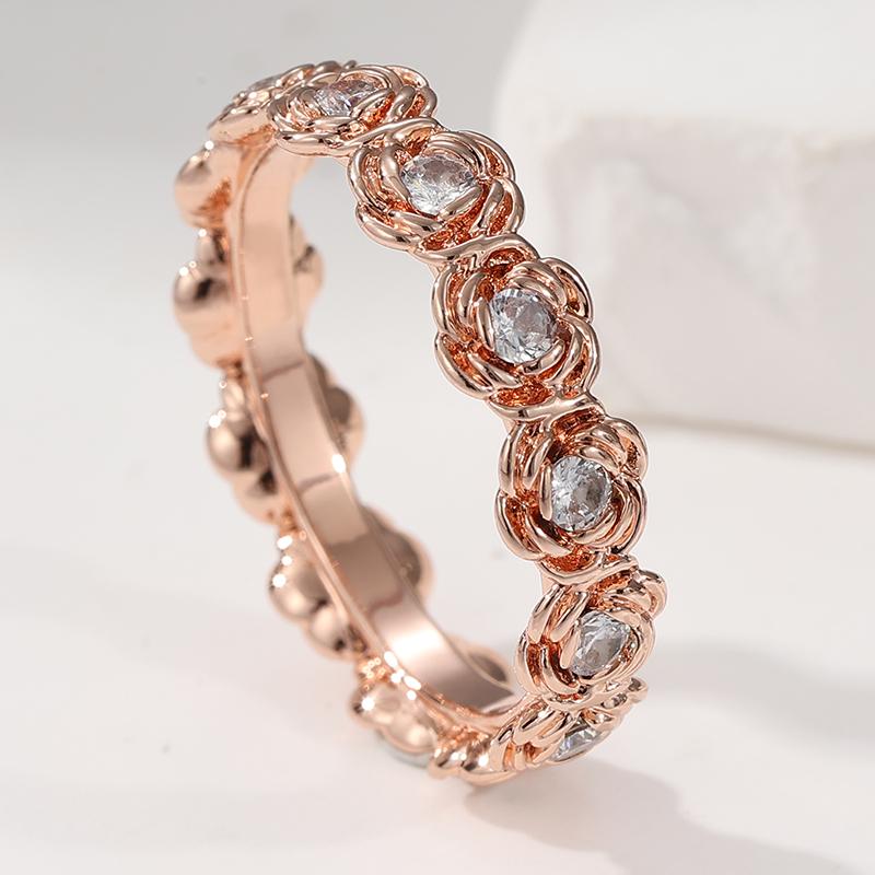 Vintage Rose Gold Color Inlaid White CZ Flower Women s Ring Geometry Daily Wear Party Zircon 10
Vintage Rose Gold Color Inlaid White CZ Flower Women s Ring Geometry Daily Wear Party Zircon 10