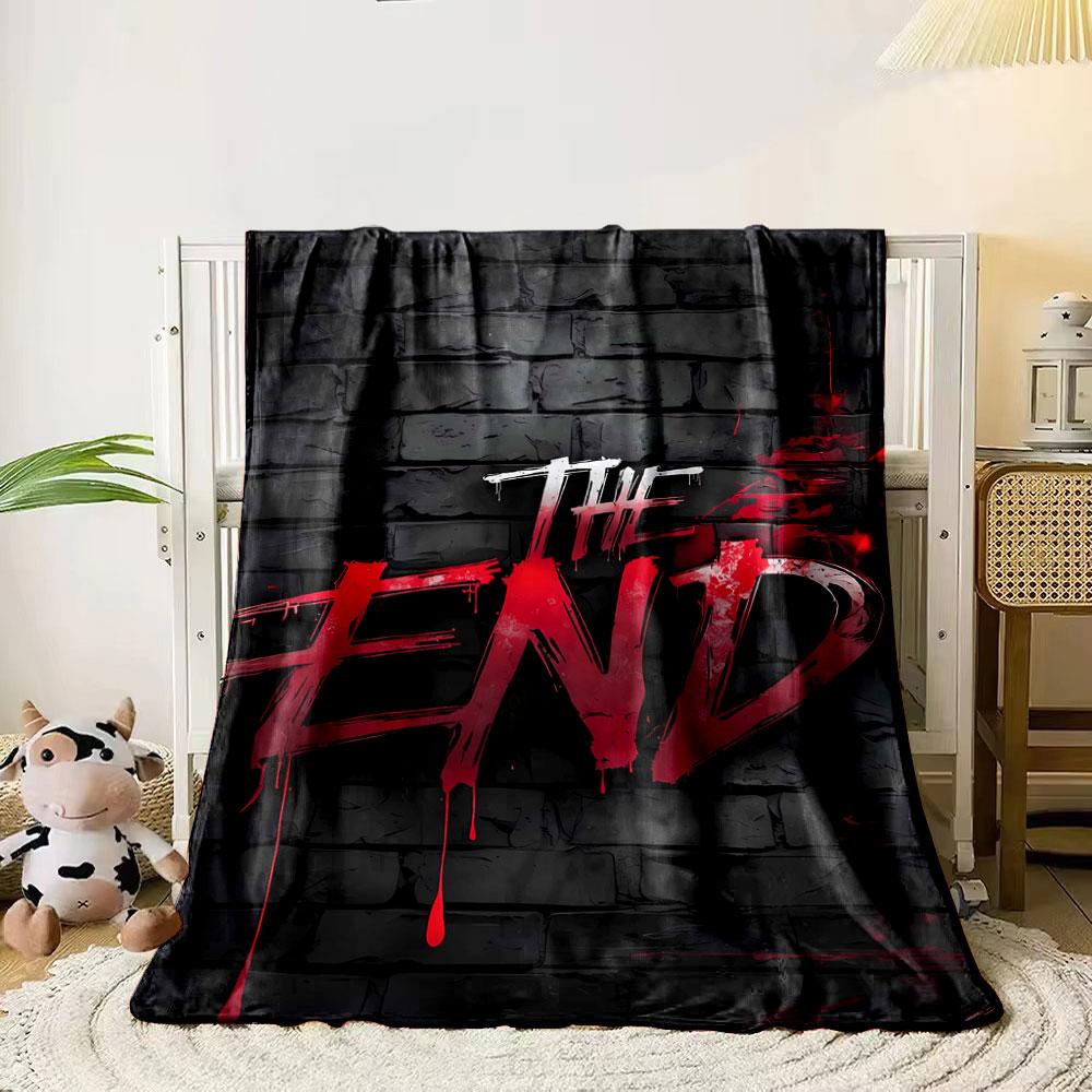 Graffiti-style text THE END in red and white on a dark brick wall. for all seasons blanket lunch break throw gift 80cm x 120cm
Graffiti-style text THE END in red and white on a dark brick wall. for all seasons blanket lunch break throw gift 80cm x 120cm
