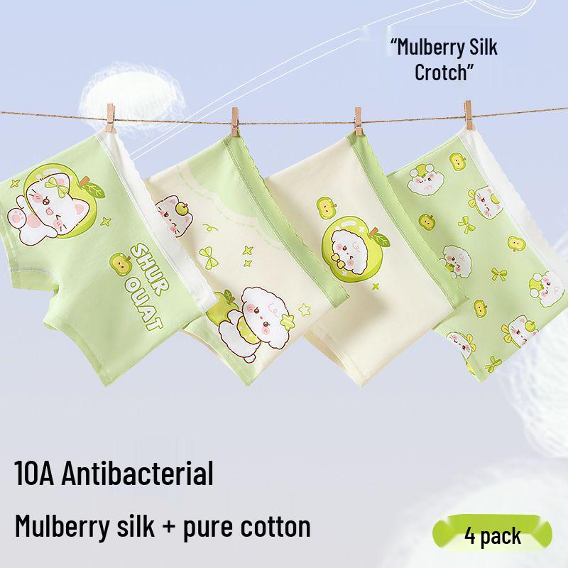 Girls Class A Pure Cotton Antibacterial Underwear - Soft, Comfortable, No Pinch, for Middle and Big Kids. L 5-6 years 35-45 lbs
Girls Class A Pure Cotton Antibacterial Underwear - Soft, Comfortable, No Pinch, for Middle and Big Kids. L 5-6 years 35-45 lbs