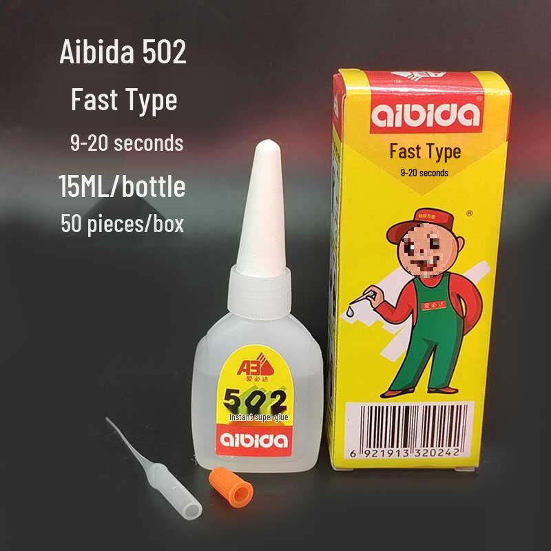 Original 502 Quick-Drying Glue for Wood Furniture Repair - 15ml Adhesive (9-20 Seconds)
Original 502 Quick-Drying Glue for Wood Furniture Repair - 15ml Adhesive (9-20 Seconds)