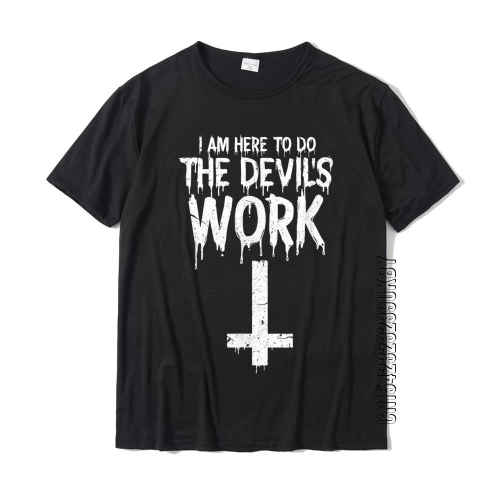 I Am Here To Do The Devils Work Shirt Funny Satanic T-Shirt Cotton Tops Shirts For Men Unique Top T-Shirts Printed Faddish 5XL різнокольоровий
I Am Here To Do The Devils Work Shirt Funny Satanic T-Shirt Cotton Tops Shirts For Men Unique Top T-Shirts Printed Faddish 5XL різнокольоровий