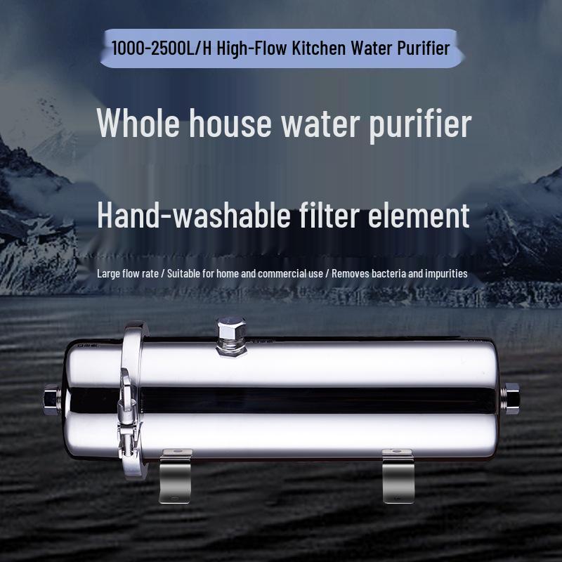 Stainless Steel High-Flow Ultrafiltration Whole House Water Purifier for Rural Well and Tap Water. 1000L
Stainless Steel High-Flow Ultrafiltration Whole House Water Purifier for Rural Well and Tap Water. 1000L