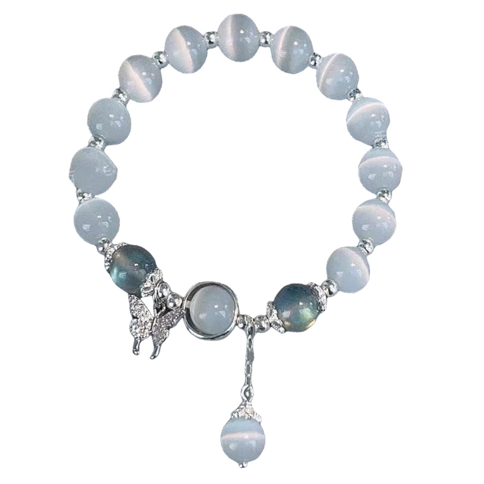 Fashionable Opal Sea Blue Crystals Bracelet Elegant Fashion Jewelry Portable for Girls and Women with Elastic Designs
Fashionable Opal Sea Blue Crystals Bracelet Elegant Fashion Jewelry Portable for Girls and Women with Elastic Designs