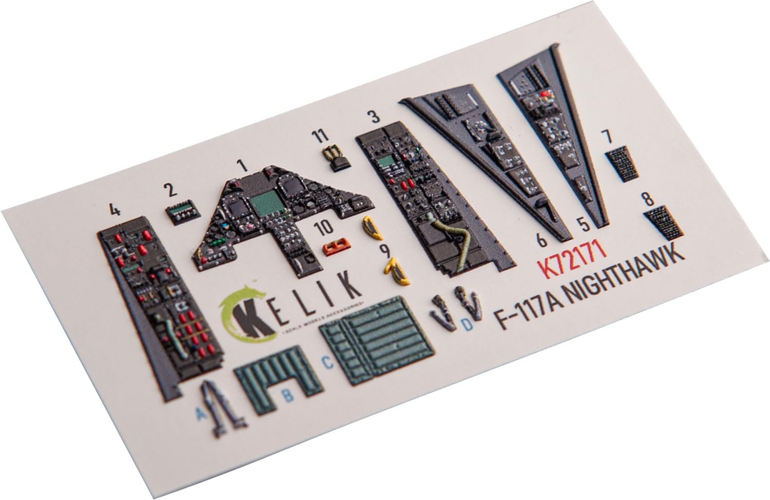 Reskit 1/72 F-117A Интерьер 3D Декаль (Академическая версия) Декаль для пластиковой модели RSKK72171 (Самолет)
Reskit 1/72 F-117A Интерьер 3D Декаль (Академическая версия) Декаль для пластиковой модели RSKK72171 (Самолет)