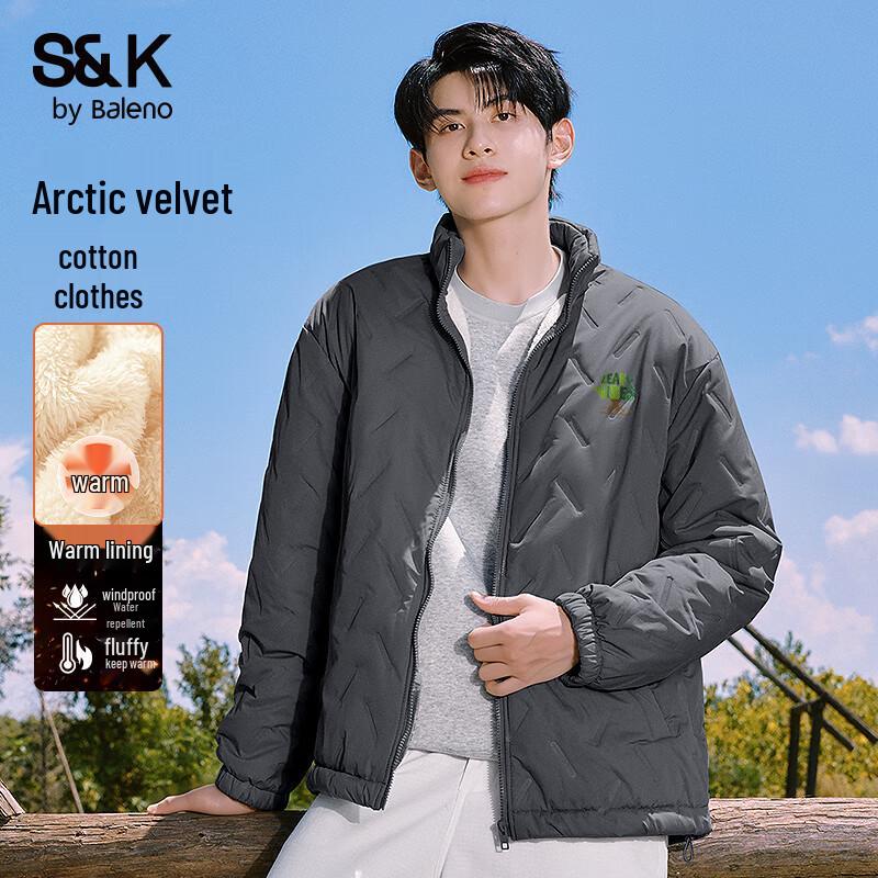 Baleno S&K Series Men s Plush Lined Stand Collar Winter Jacket M
Baleno S&K Series Men s Plush Lined Stand Collar Winter Jacket M