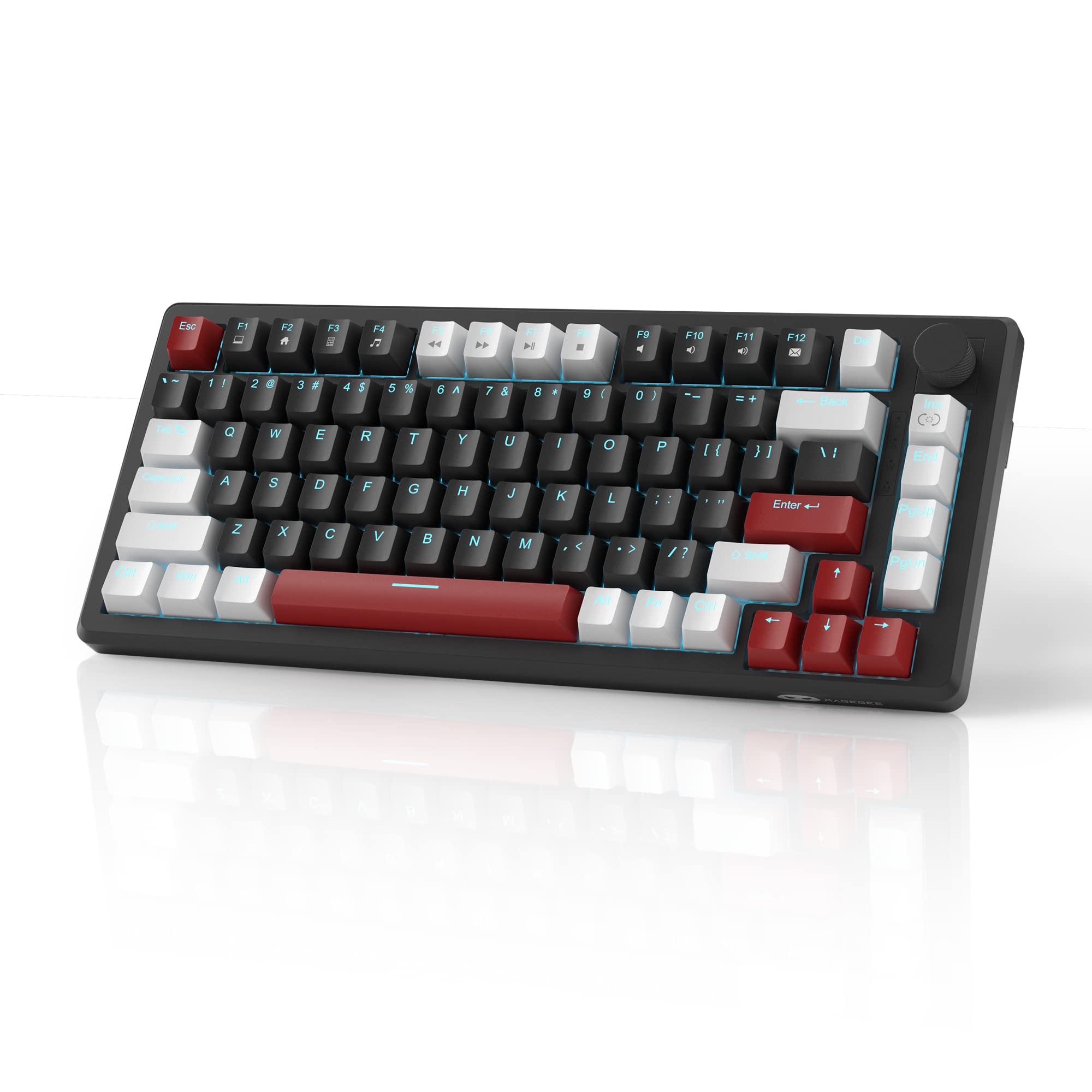 MageGee Mechanical Gaming Keyboard Compact Blue Backlit Wired Gaming Keyboard with Yellow Switch EVA Foam Knob Control STAR75 Portable NKRO PC Gaming
MageGee Mechanical Gaming Keyboard Compact Blue Backlit Wired Gaming Keyboard with Yellow Switch EVA Foam Knob Control STAR75 Portable NKRO PC Gaming