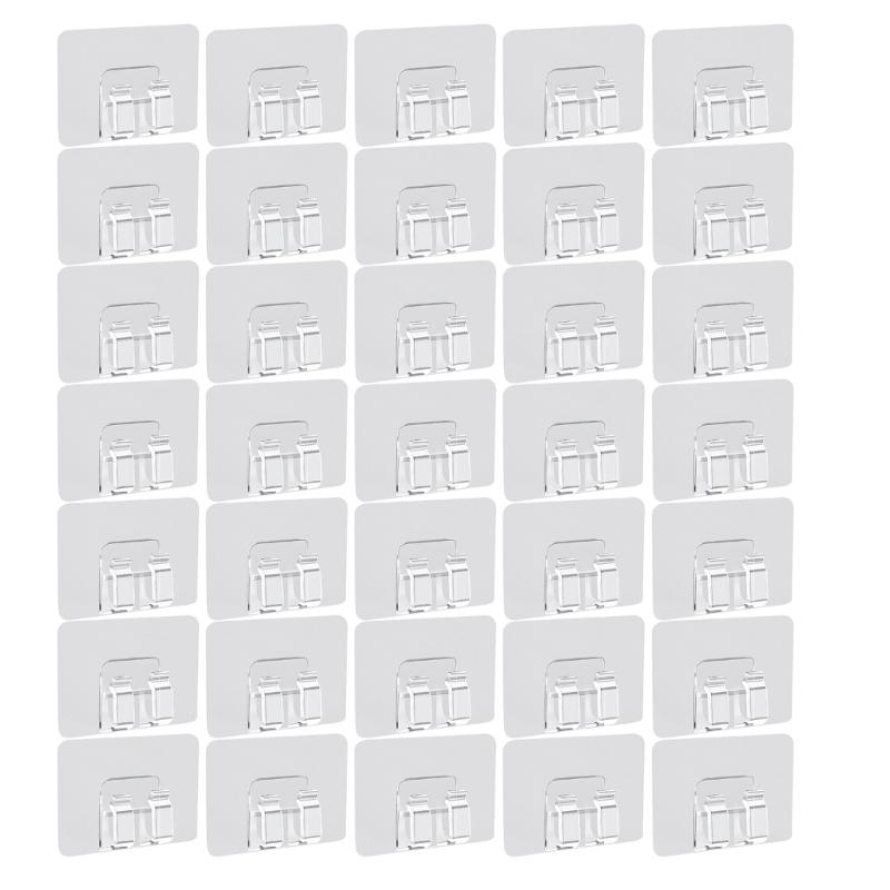 Pack of 100 Multipurpose Adhesive Hooks Ideal for Decorations Weatherproof Hangers for Indoor Outdoor 1
Pack of 100 Multipurpose Adhesive Hooks Ideal for Decorations Weatherproof Hangers for Indoor Outdoor 1