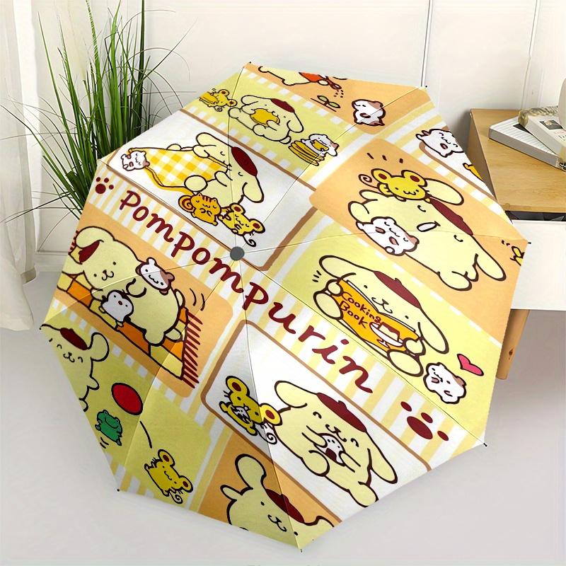 Pompompurin,Cute Automatic Folding Umbrella Simple 8 Rib Design, Bright Cartoon Pattern, Durable Iron Frame, Suitable For Travel, Outdoor, B
Pompompurin,Cute Automatic Folding Umbrella Simple 8 Rib Design, Bright Cartoon Pattern, Durable Iron Frame, Suitable For Travel, Outdoor, B