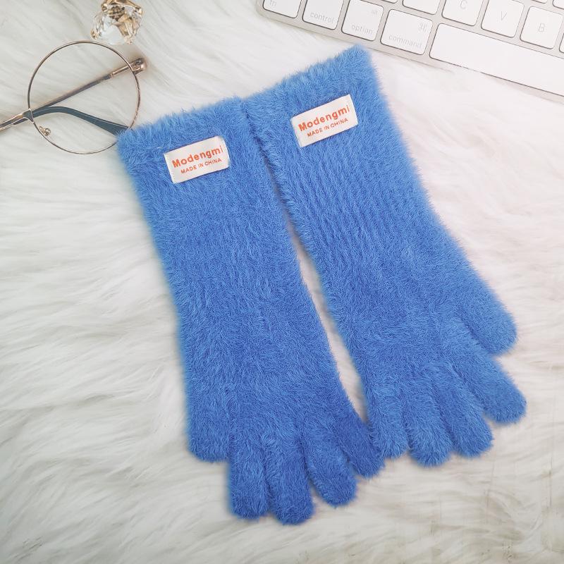 Женские длинные плюшевые шерстяные вязаные перчатки без пальцев для сенсорного экрана
Женские длинные плюшевые шерстяные вязаные перчатки без пальцев для сенсорного экрана