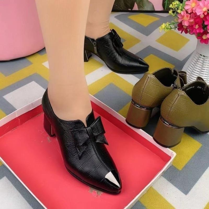 Single Shoe - Women s Thick Heel, Deep Toe, Pointed Toe Style - Casual Leather Shoes 35 чёрный
Single Shoe - Women s Thick Heel, Deep Toe, Pointed Toe Style - Casual Leather Shoes 35 чёрный