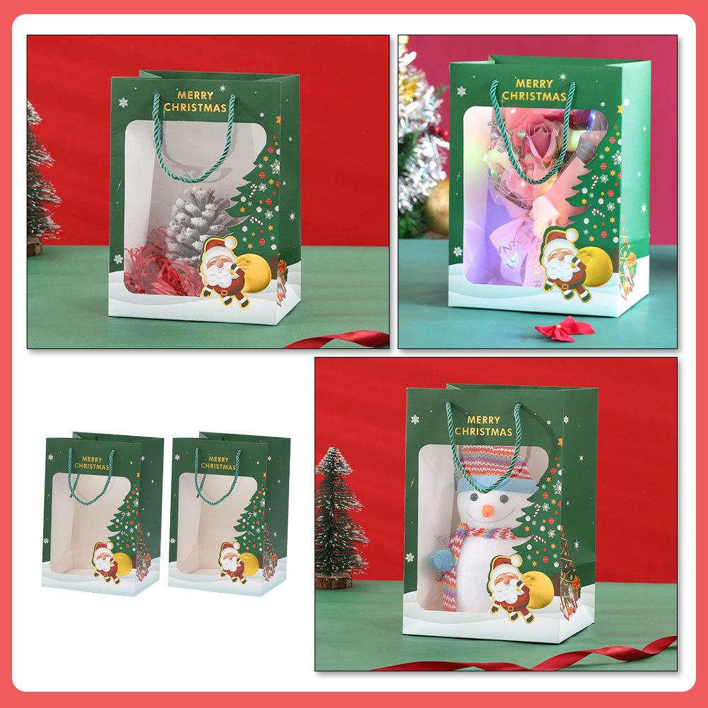 2Pcs Christmas Gift Bag Paper Pouch Holiday Present Storage Handheld Candy Holder Festival Party Favor Packaging Container other
2Pcs Christmas Gift Bag Paper Pouch Holiday Present Storage Handheld Candy Holder Festival Party Favor Packaging Container other