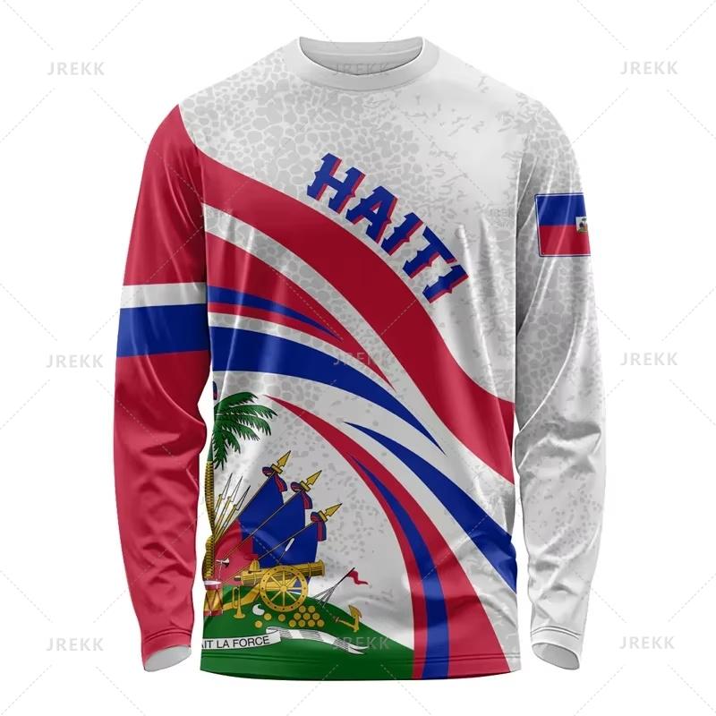 Harajuku New 3D The-republic Of Haiti Falg Printing Long Sleeve T Shirt Haiti Coat Of Arms Graphic Long Sleeve Crew Neck Shirt 2XL
Harajuku New 3D The-republic Of Haiti Falg Printing Long Sleeve T Shirt Haiti Coat Of Arms Graphic Long Sleeve Crew Neck Shirt 2XL