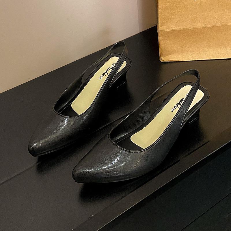 Women s Slingback Pumps Pointed Toe Low Block Heel Office Dress Shoes 36 чёрный
Women s Slingback Pumps Pointed Toe Low Block Heel Office Dress Shoes 36 чёрный
