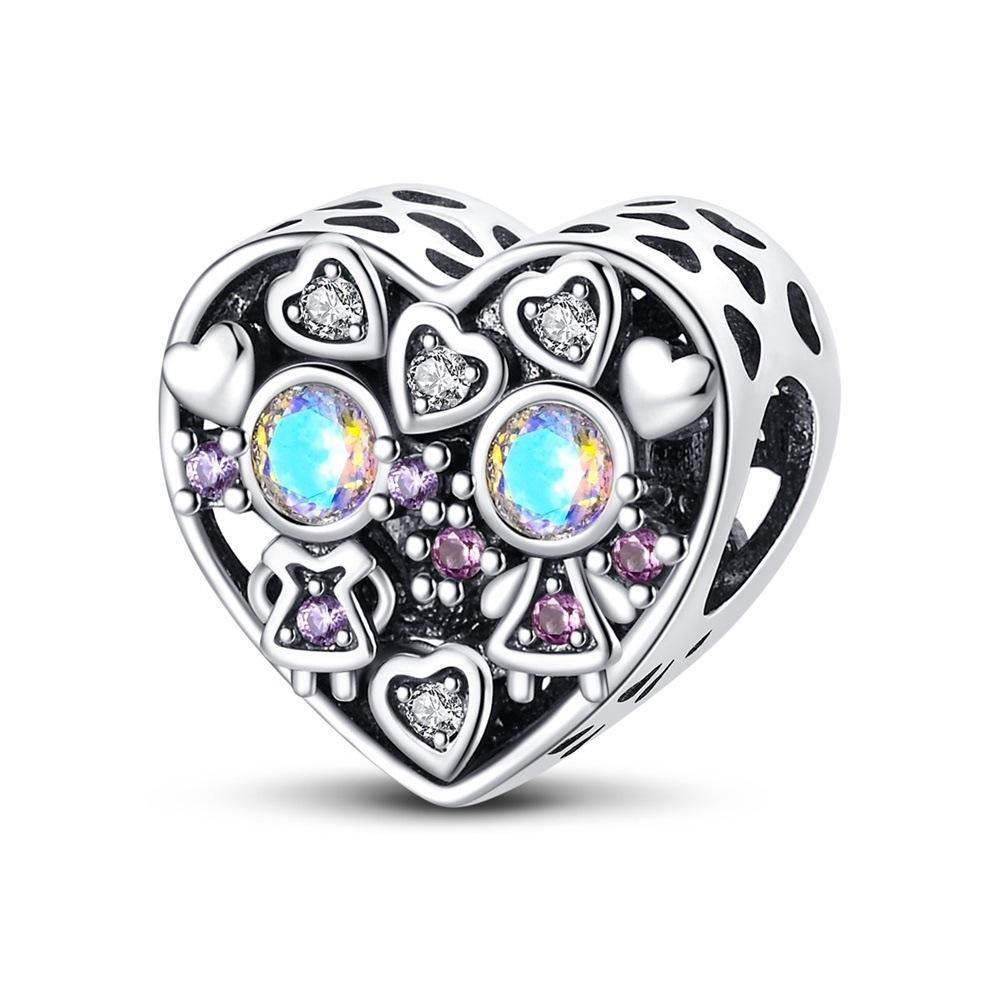S925 Silver Heart Tree of Life Beaded Pendant DIY Bracelet Pink Bead Charm Handmade Jewelry Gift
S925 Silver Heart Tree of Life Beaded Pendant DIY Bracelet Pink Bead Charm Handmade Jewelry Gift