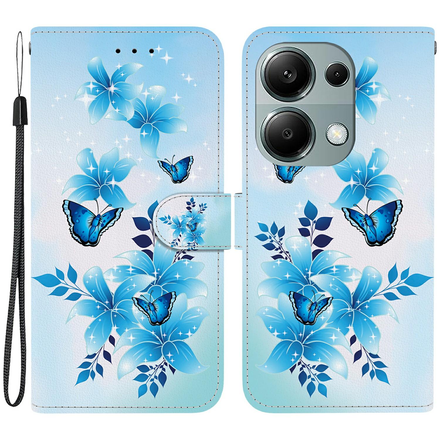 Чехол для Xiaomi Redmi Note 13 Pro 4G/Poco M6 Pro 4G с рисунком, противоударный, кожаный кошелек-обложка для телефона со шнурком Blue Butterfly
Чехол для Xiaomi Redmi Note 13 Pro 4G/Poco M6 Pro 4G с рисунком, противоударный, кожаный кошелек-обложка для телефона со шнурком Blue Butterfly