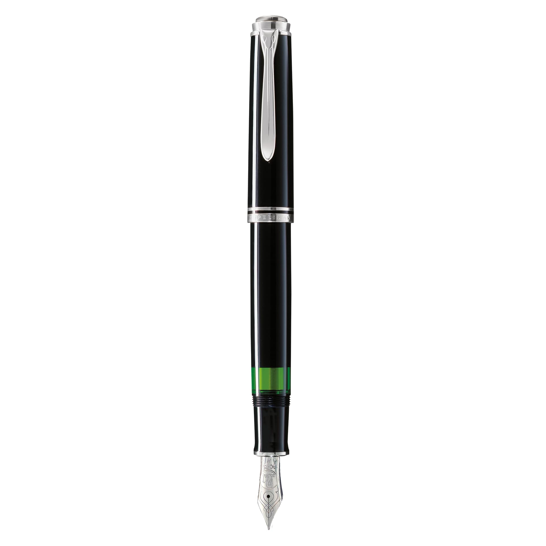 Перьевая ручка Pelikan M Medium Black Souveraine M805 Оригінальний імпортний продукт чорний
Перьевая ручка Pelikan M Medium Black Souveraine M805 Оригінальний імпортний продукт чорний